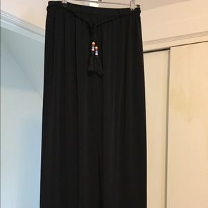 NWT navy maxi skirt